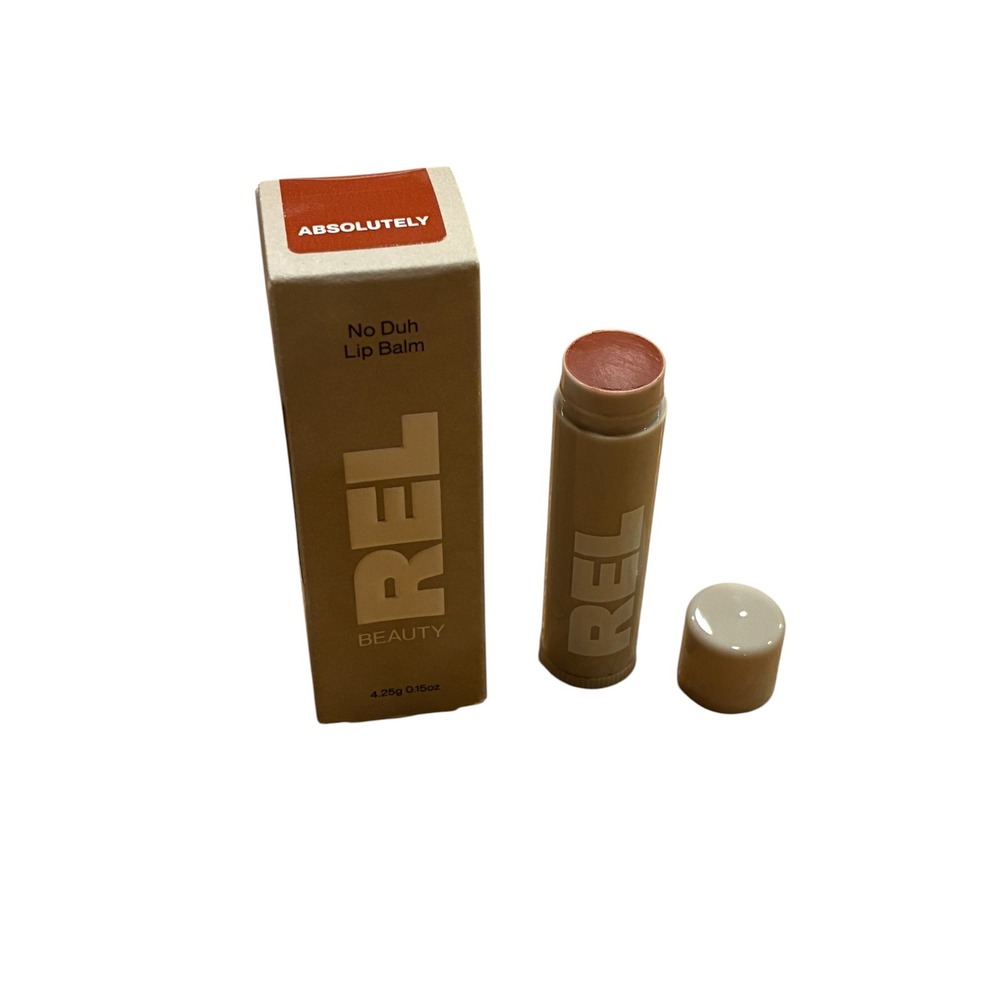 REL Beauty No Duh Lip Balm in Absolutely 4.25g 0.15oz READ